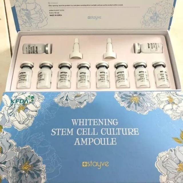 Stayve whitening stem cell culture 1botol ampoule serum BB glow