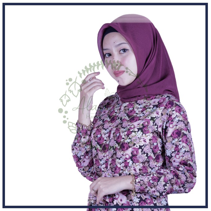 Alantasik - SEGI EMPAT CORNSKIN ORIGINAL / SQUARE PREMIUM POLOS  / JILBAB SEGIEMPAT R.29