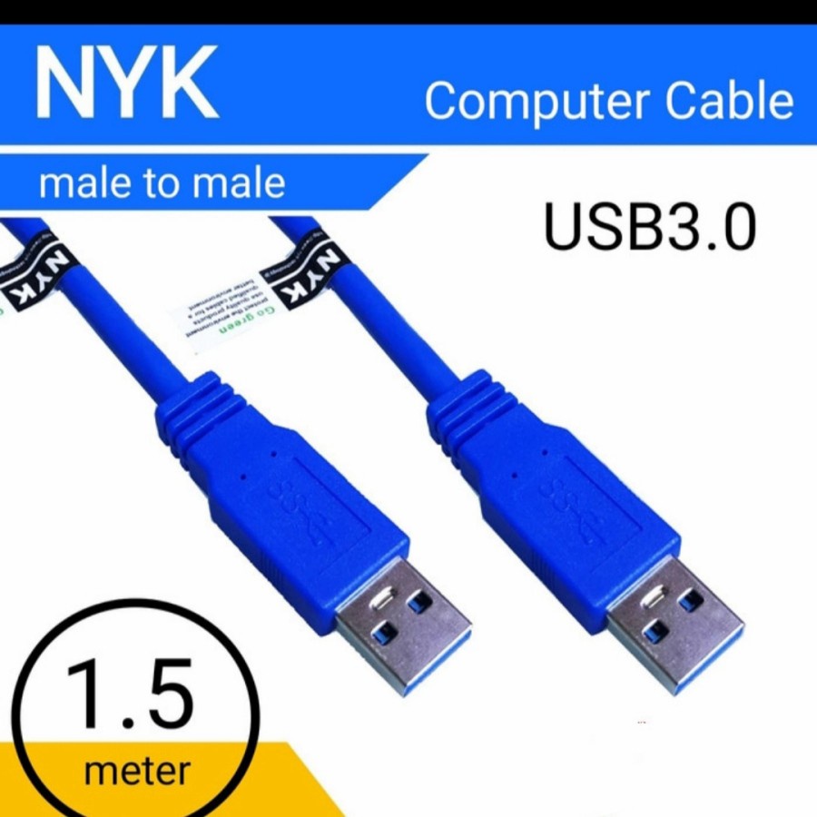 NYK Kabel USB 3.0 male to male 1.5 meter