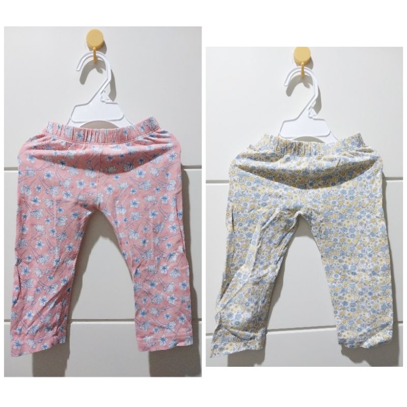Preloved celana panjang/legging bayi perempuan gingersnaps