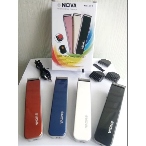 Nova Alat Cukur Rambut Listrik Portable Charger NS216