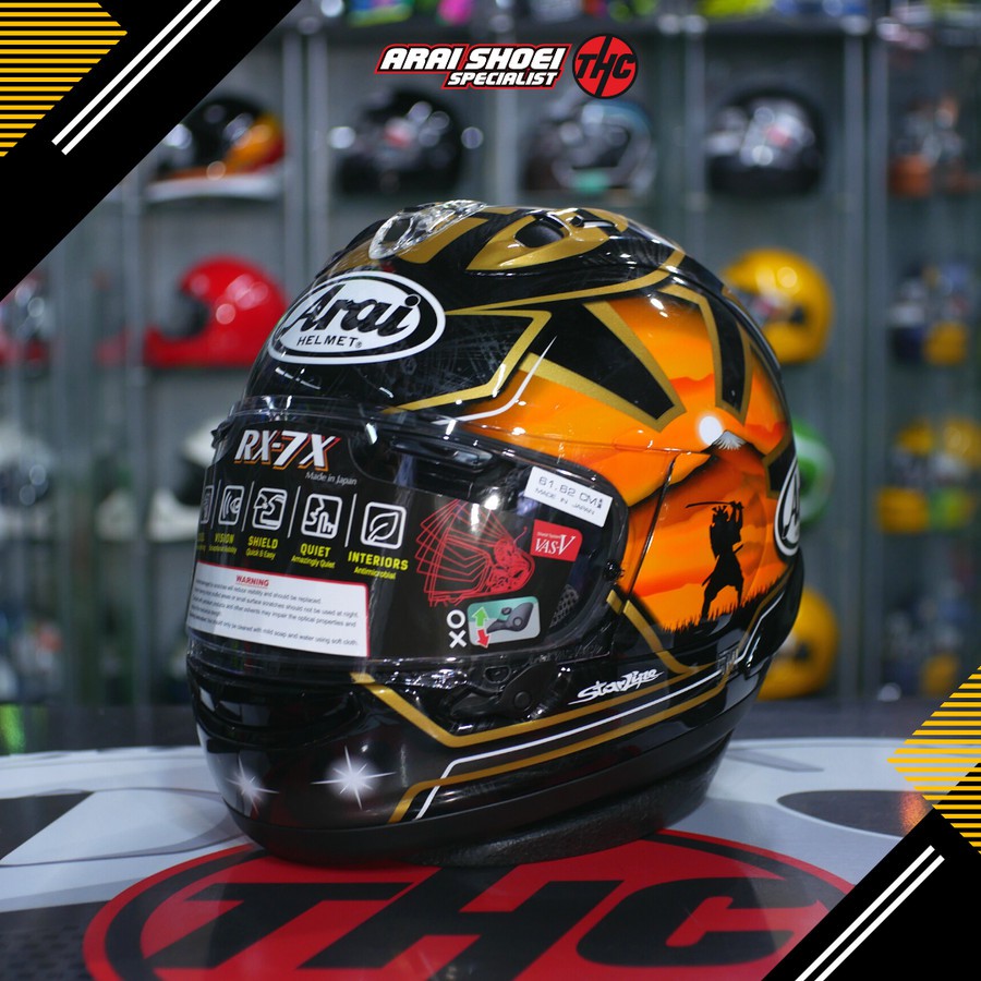 ARAI RX7X SPIRIT GOLD