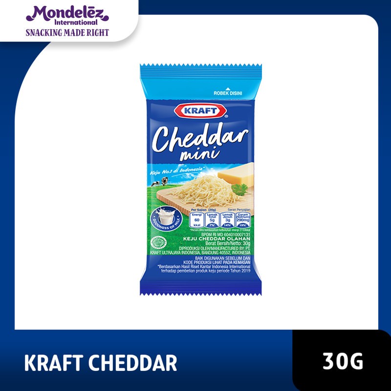 

Mondelez Kraft Keju Cheddar Mini 35 gr