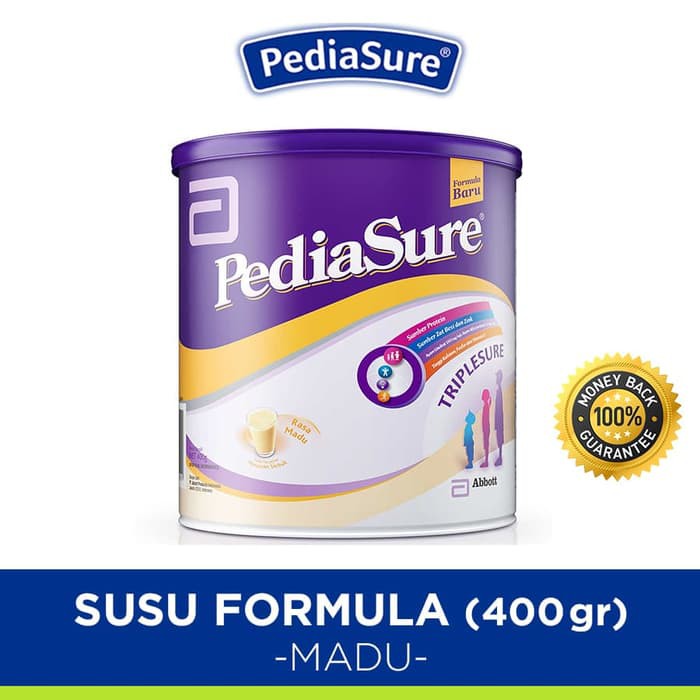 Pediasure Triplesure Madu 400gr susu Bayi tanpa tulisan complete