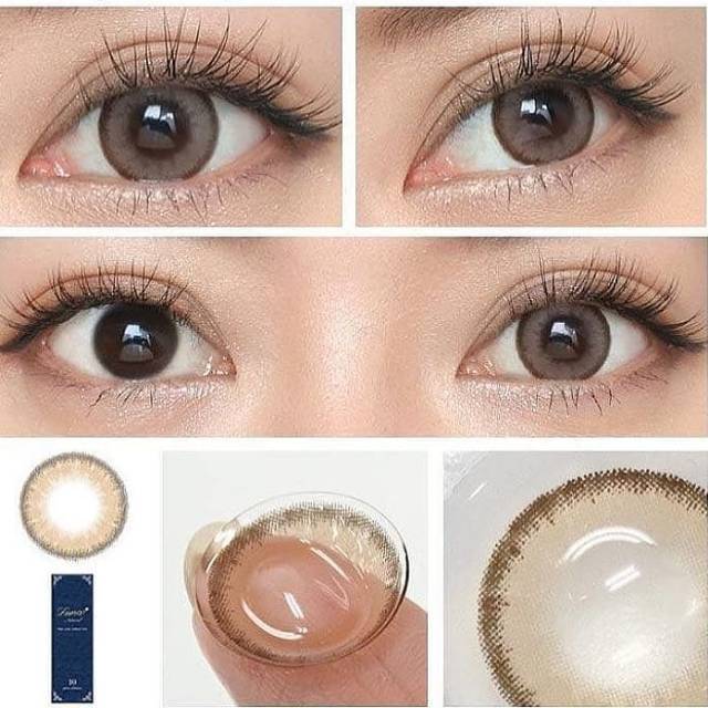 EOS Luna Natural Almond Softlens Original Soflens Ori Natural korea