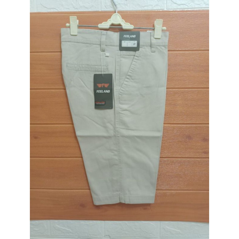 Celana Pendek Chino Cinos Pria Dewasa Bahan Katun Wash Non Streach Tebal Ukuran Jumbo
