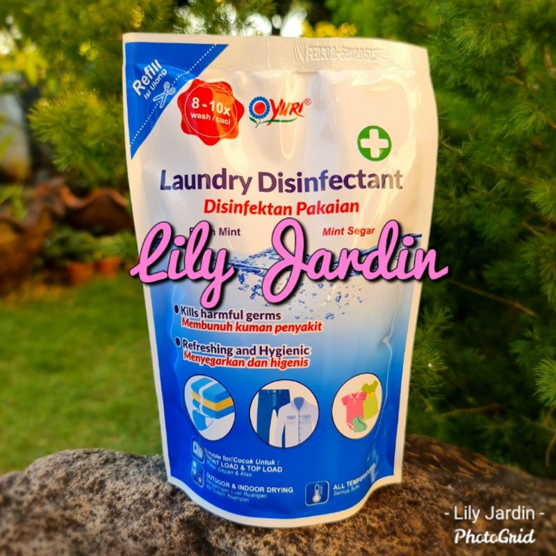 Yuri Laundry Disinfectant / Disinfektan Pakaian - Refill - 410 ml