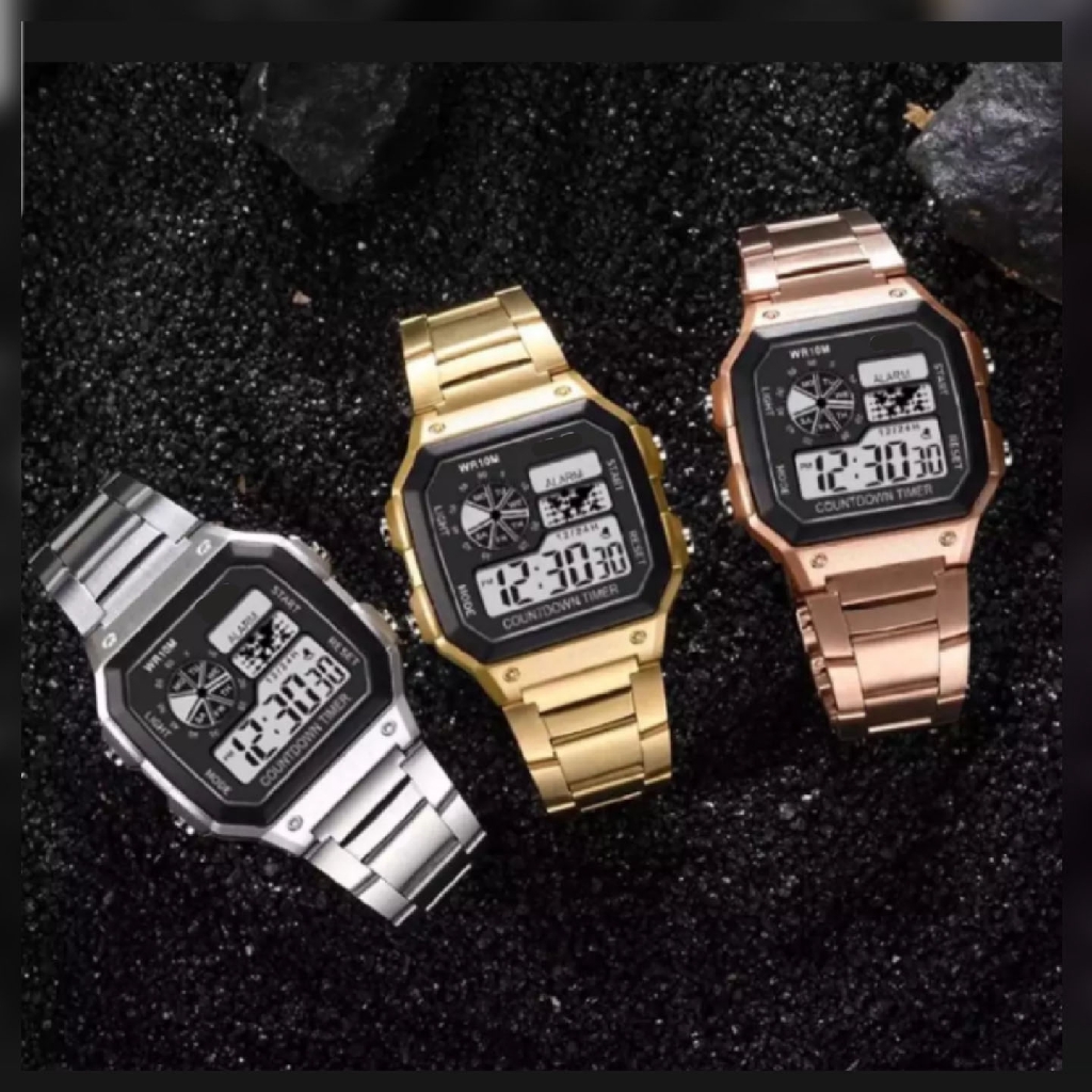 JAM TANGAN DIGITAL RANTAI BEST SELLER HARGA GROSIR TERMURAH SR777