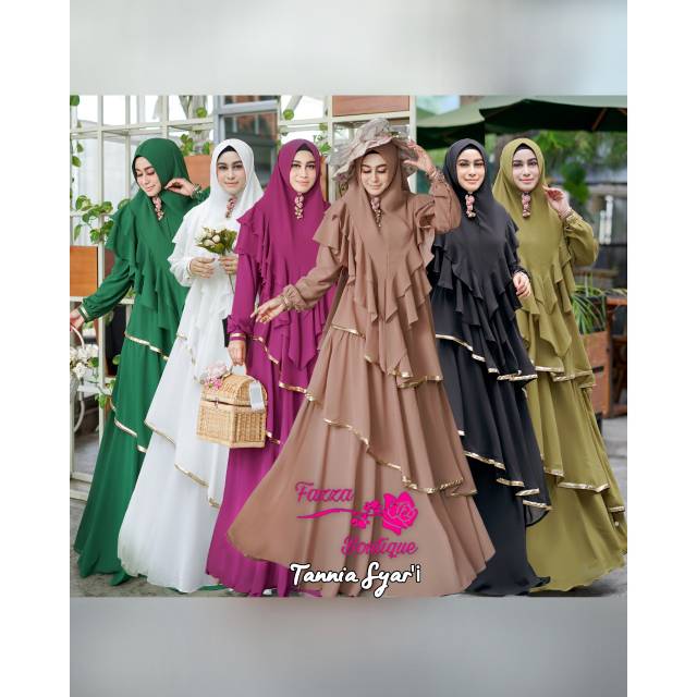 GAMIS CERUTI SET SYAR'I - TANIA SYAR'I BY FAZZA