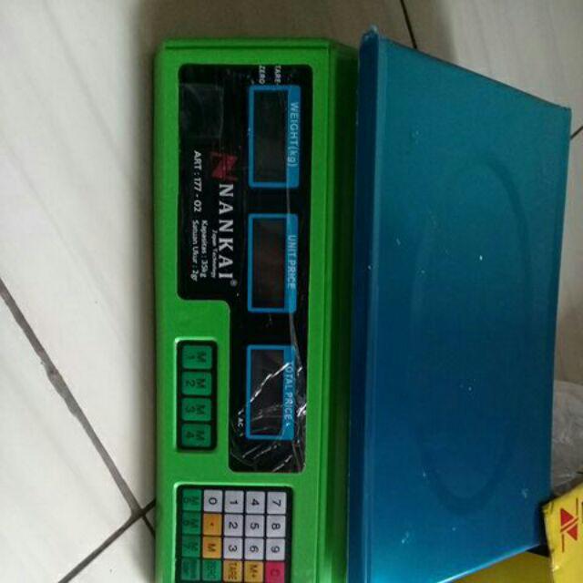 Timbangan Duduk Digital Nankai 35 Kg / Timbangan Sembako & Buah