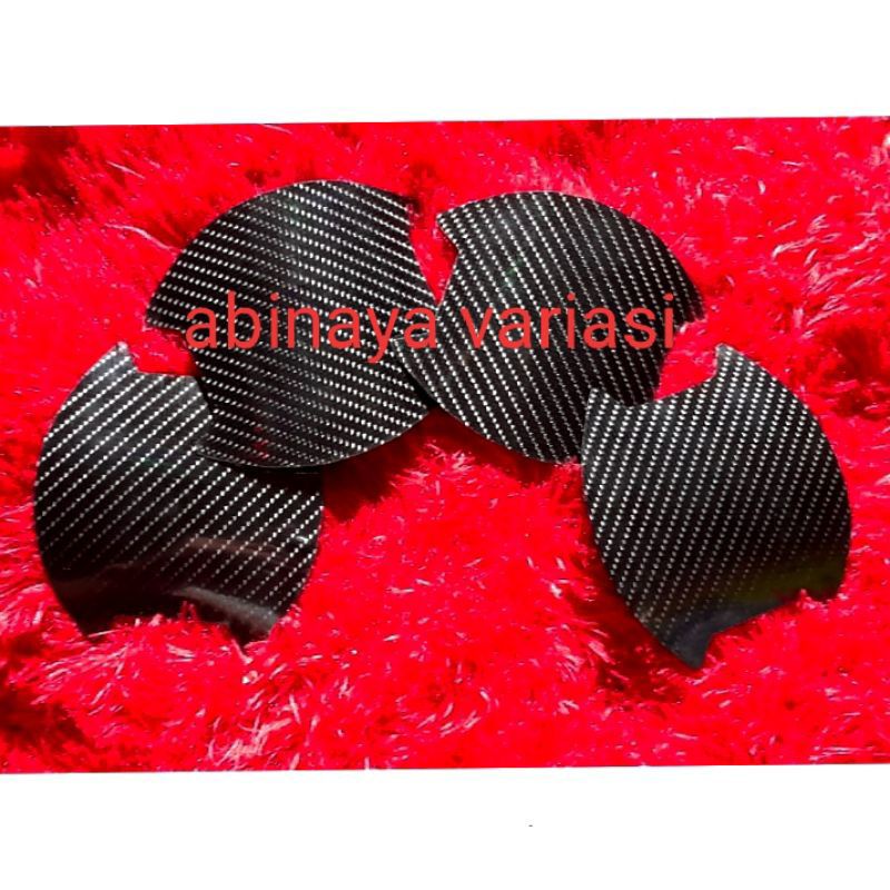 Outer Handle Mobil VIOS GEN 2 Sticker 5D Carbon