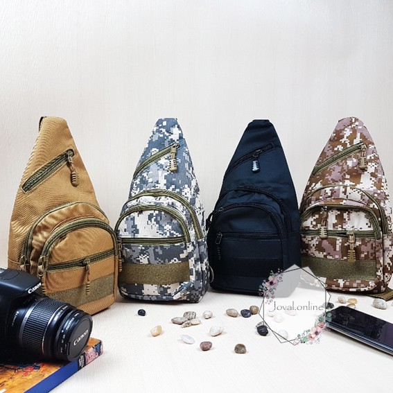 PREMIUM QUALITY  TAS SELEMPANG PRIA / COWO, SLING SHOULDER BAG HIGH QUALITY MOTIF ARMY