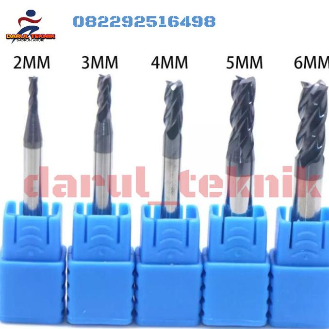 ENDMILL CARBIDE SET 5PCS 2.3.4.5.6
