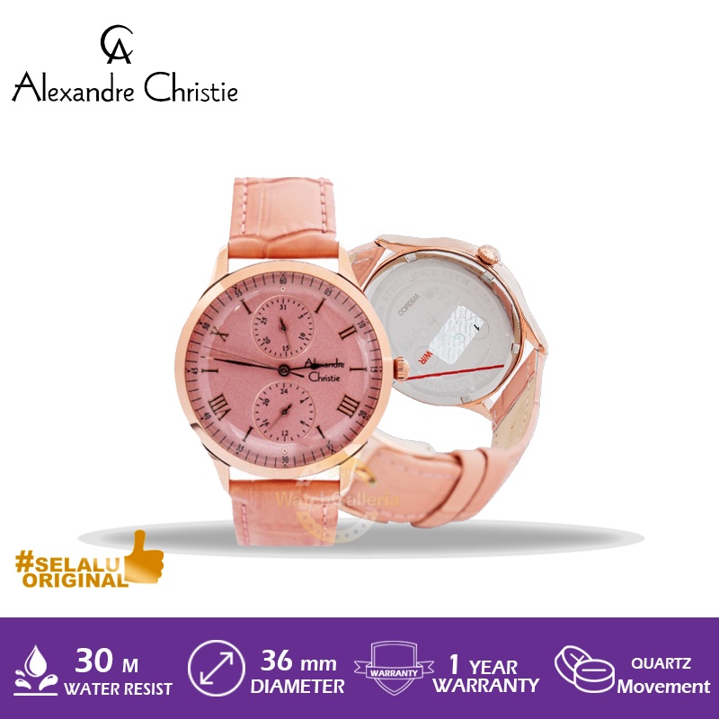 Jam Tangan Alexandre Christie AC 2943 BF LRGPN / 2943 BFLRGPN