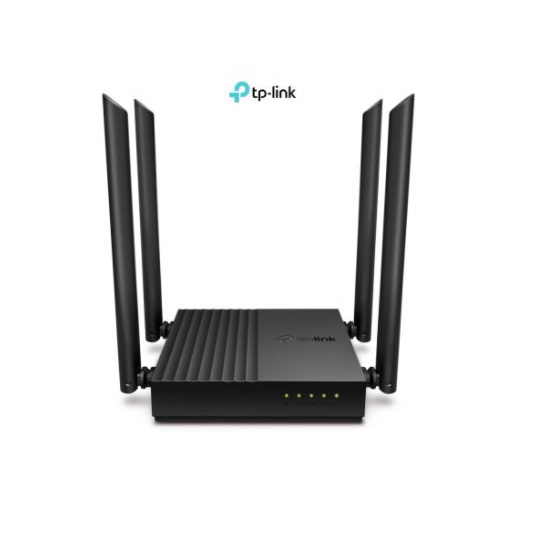 Wireless wifi router tp-link 1267Mbps gigabit rj45 lan dual band 4 antenna access point IPv6 IPTV WPA3 cloud ac1200 archer c-64 c64