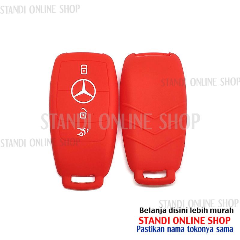 Kondom Kunci Silikon Remote Cover Smartkey New Mercedes Benz Mercy