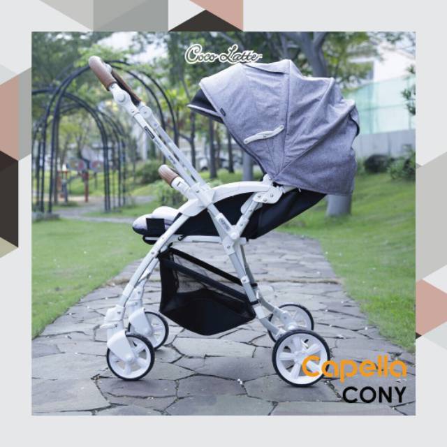 stroller kereta dorong bayi hadap ibu Cocolatte Capella Cony S230