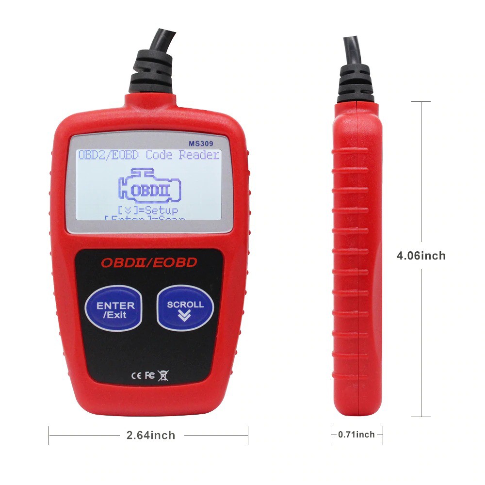 OBD Scanner Mobil MS309 OBD2 Scanner Code Reader MS 309 Auto Diagnostic Tool OBD 2 Car Diagnostic