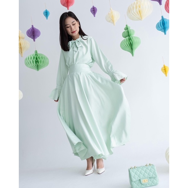 IWEARGRACIE - RAYA IN PASTEL COLLECTION - ARIA SET / SETELAN MUSLIM WANITA / SETELAN ROK MUSLIM