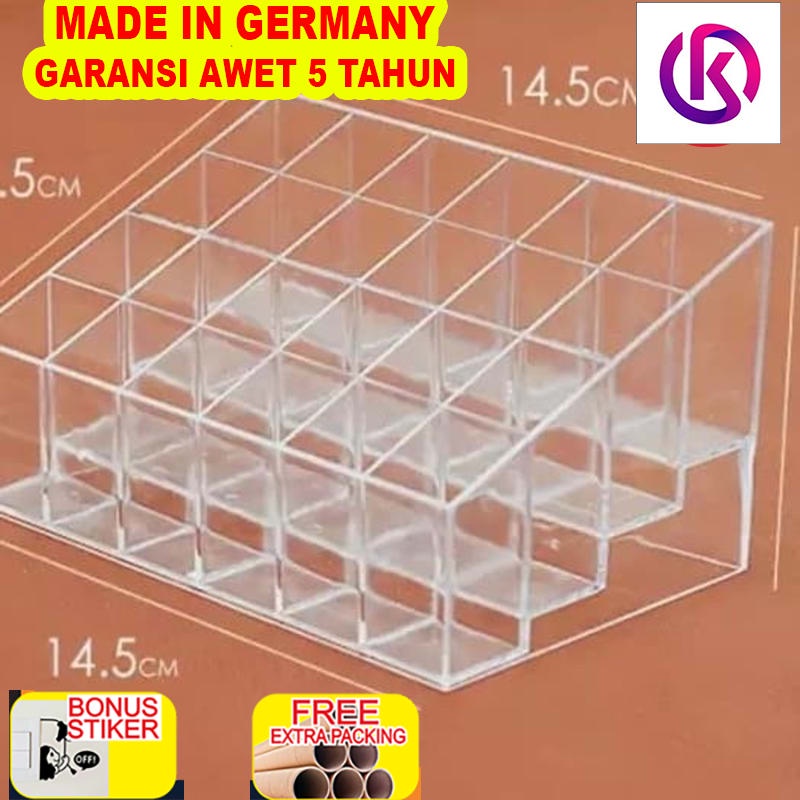 

Murah Acrylic display lipstik/make up organizer