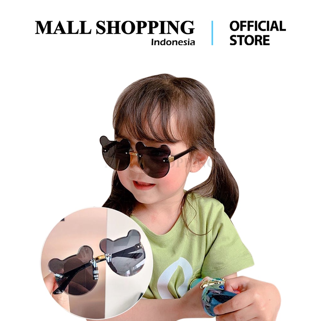 (COD) Kacamata Anak Perempuan / Laki Anak Kids Fashion Kacamata Transparant Warna MALL SHOPPING