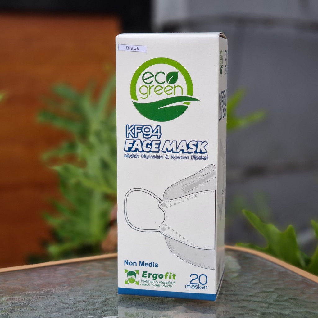 ECO GREEN KF94 Face Mask isi 20 pcs