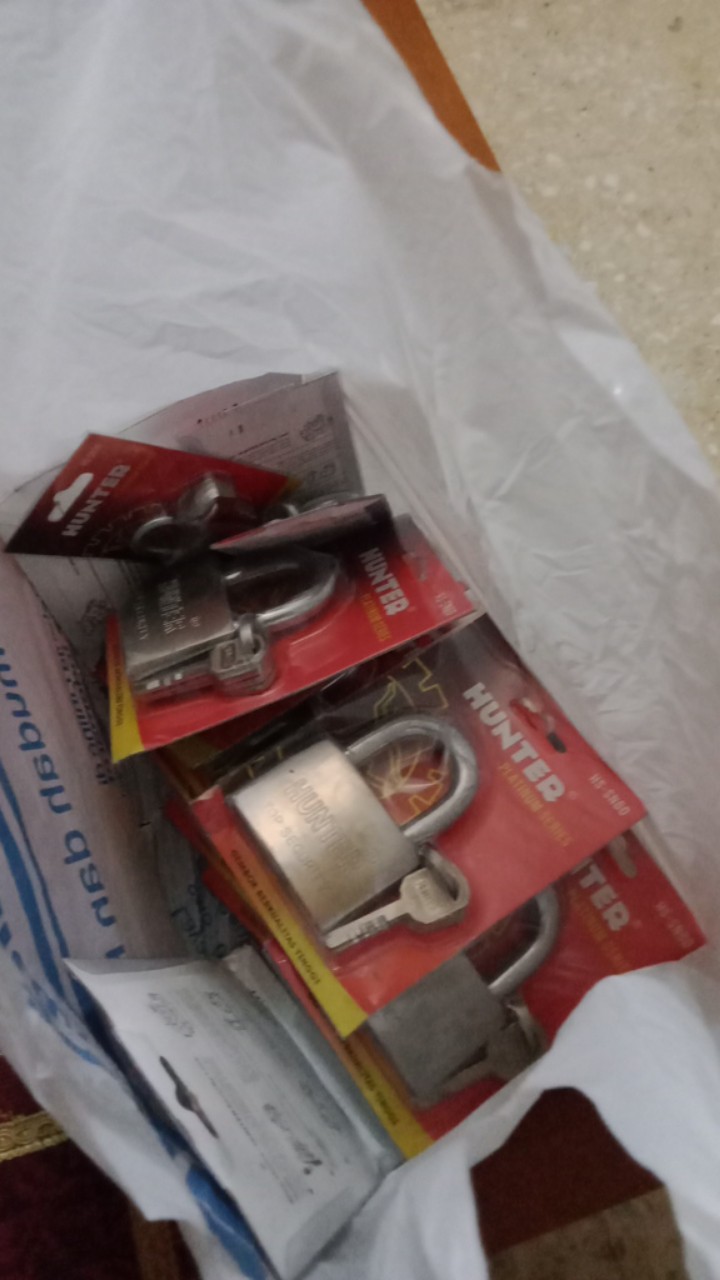 Gembok Chrome Hunter 30 Mm Pendek