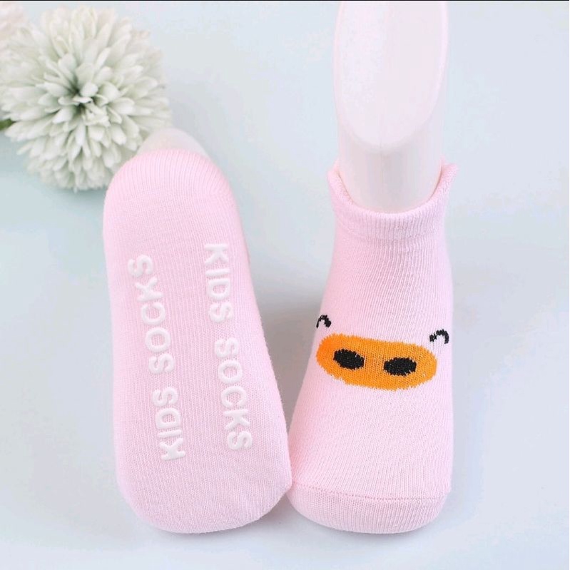 Kaos Kaki Bayi Pendek Karakter Anak Perempuan Laki Laki Motif Hewan 3D Lucu Baby Socks Kids Cute Unik Anti Slip Murah Import