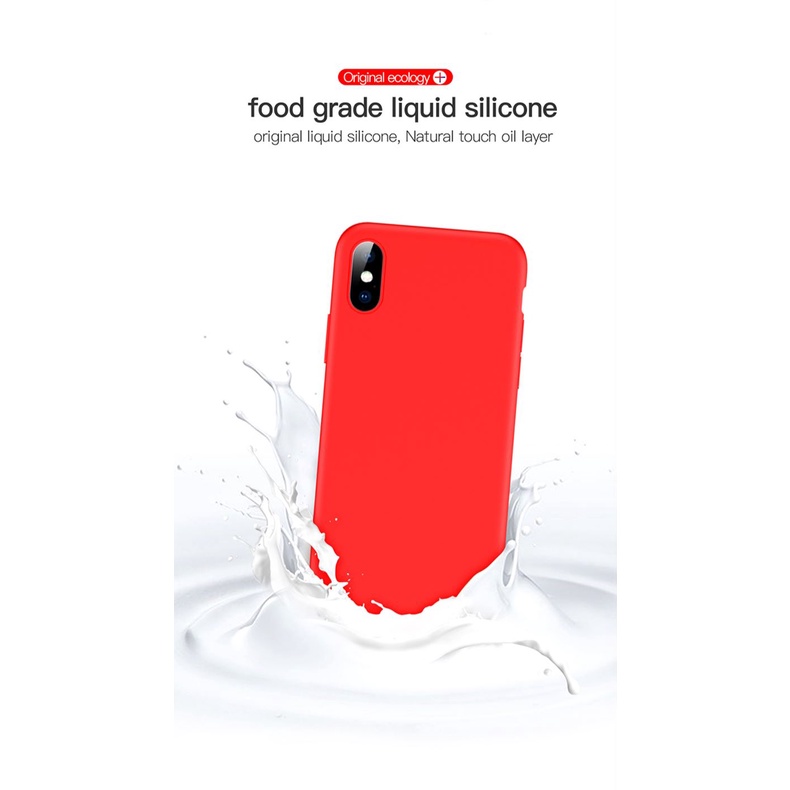 TOTU Casing iPhone X/XS/XR/XS Max Liquid Silicone Case Anti Noda Slim