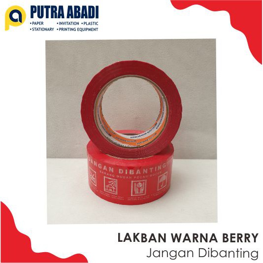 

Lakban Jangan Dibanting Merk Berry 48X80m
