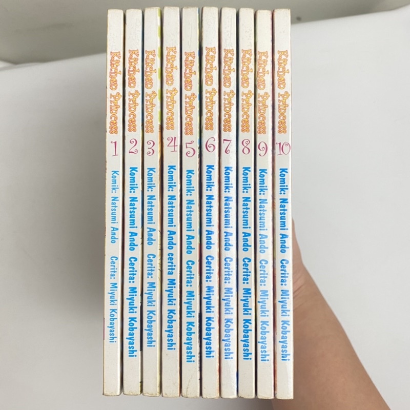 Buku Komik Elex Set Bekas - Kitchen Princess vol 1-10 tamat - Natsumi Ando & Miyuki Kobayashi