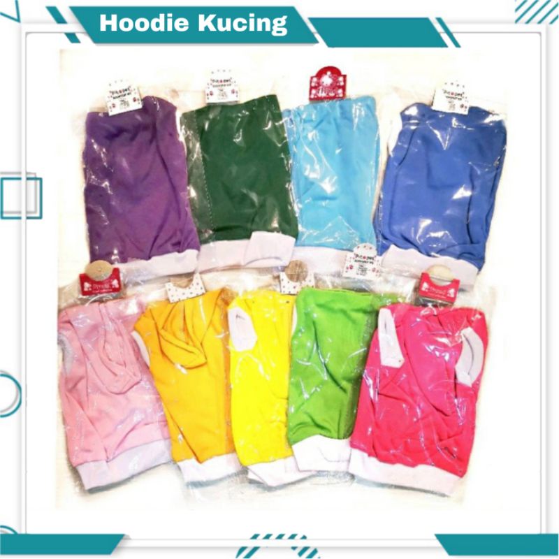 BAJU KUCING ANJING - Hoodie Baju Hewan Kucing Anjing Model Hoodie Free Size