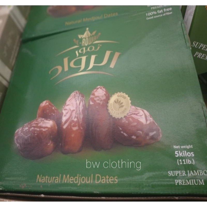 

Kurma 5 kg Medjoul Dates Palestina Super Jambo Premium Lebaran