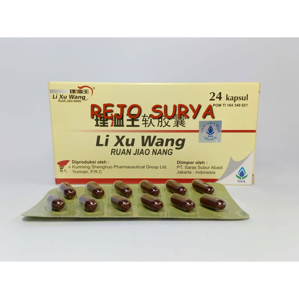 OBAT JANTUNG STROKE LI XU WANG RUAN JIAO NANG