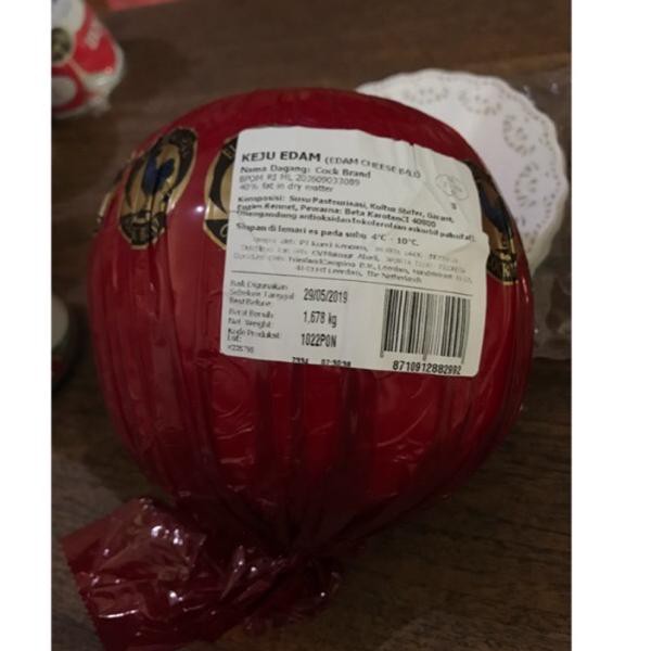 

《packingaman》 Keju Edam Ayam Mas - Edam Cheese Cock Brand 100gr