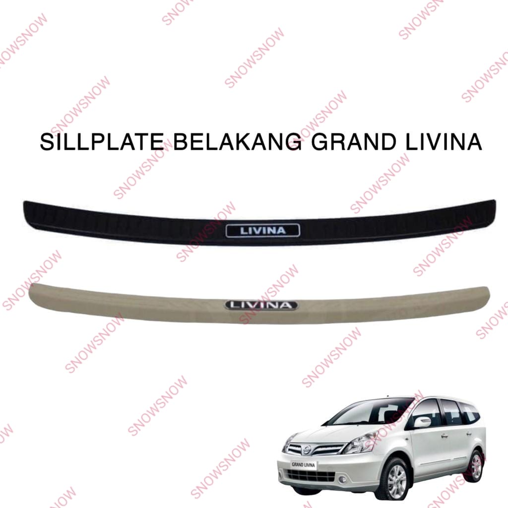 Sillplate Belakang Nissan Grand Livina Hitam Cream