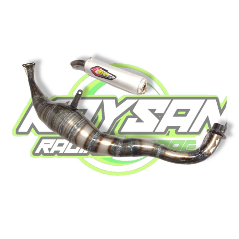 Knalpot f1zr - f1z - force 1 model kalajengking plat karat