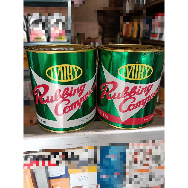 COMPOUND RUBBING PUTIH/RUBBING MERAH/IVORY .RUBBING COMPOUND .KEMASAN 1KG.