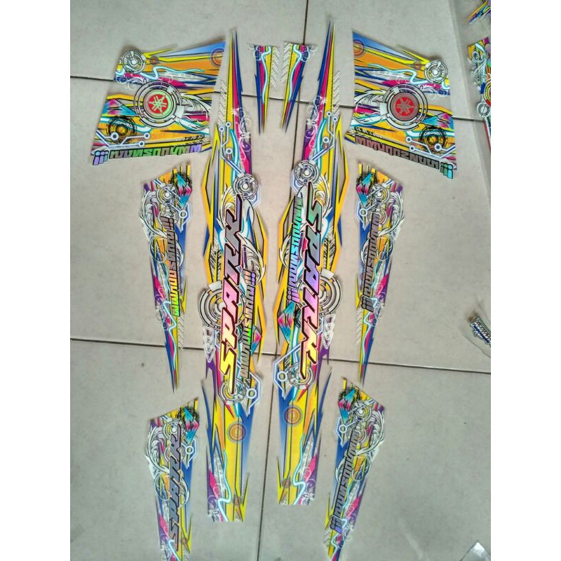 Jual Striping jupiter z transparan full hologram | Shopee Indonesia