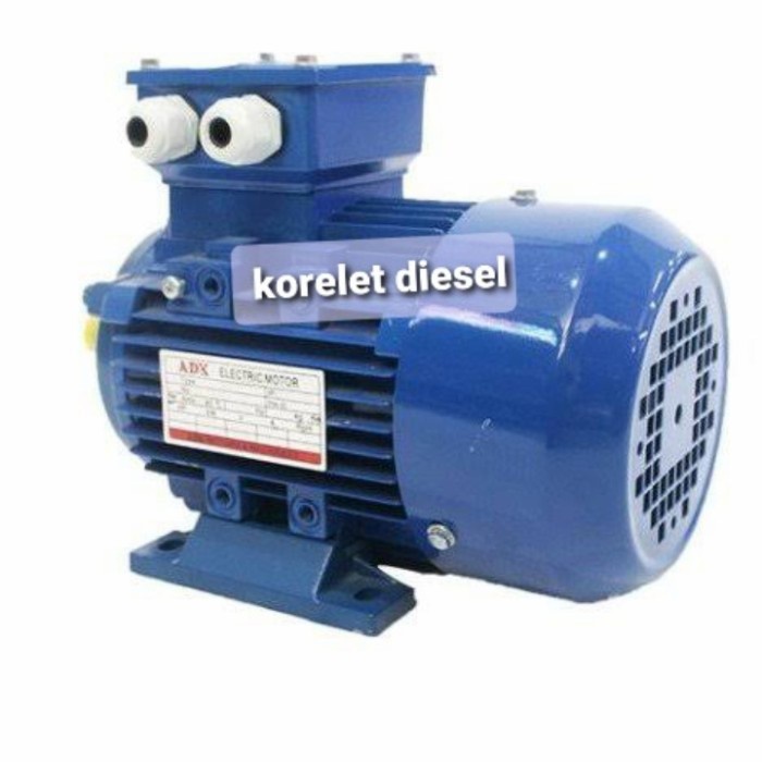 Dinamo Elektro Motor ADK 3hp 3phase Rpm 2850 Dinamo penggerak