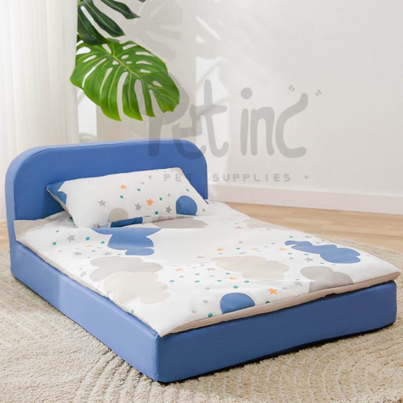 Chimdae pet sponge bed set with pillow and blanket