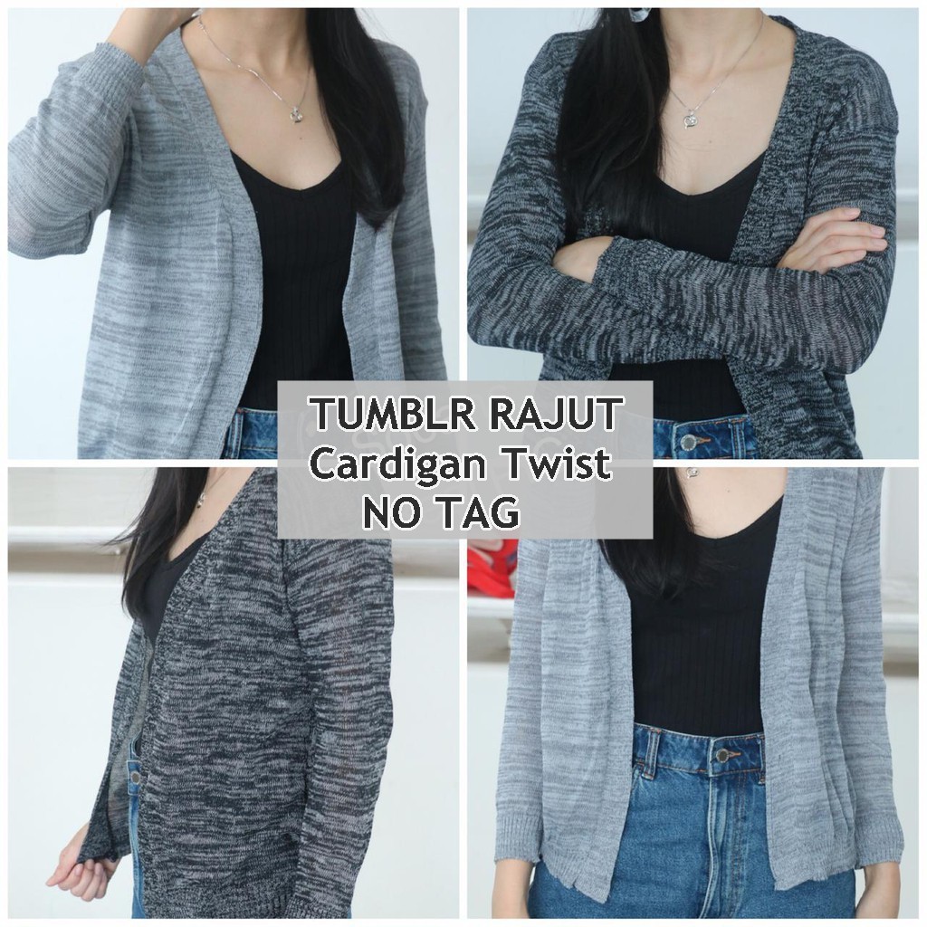 Ringgo kardigan twist kardigan wanita -NGROS