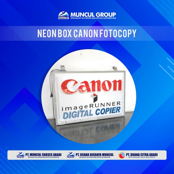 Neon Box Canon Fotocopy