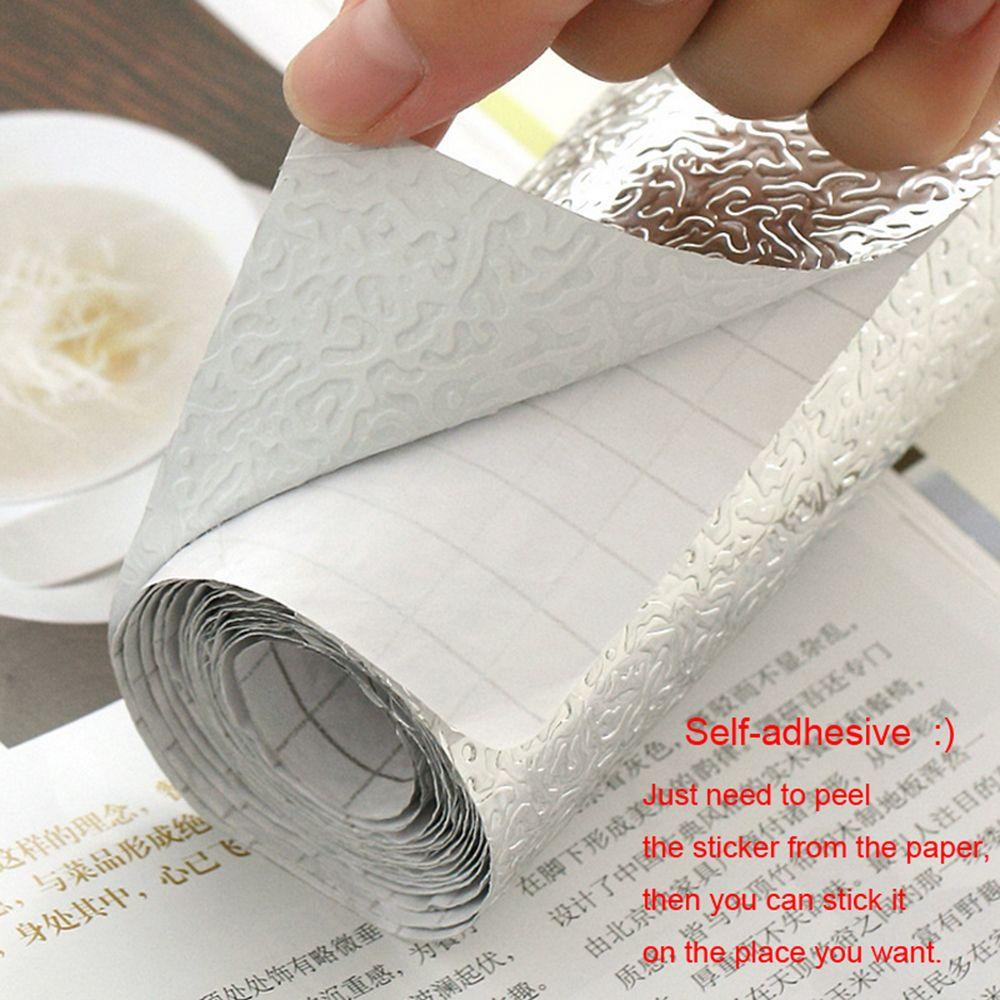 R-FLOWER Aluminium Foil New Wallpaper Kompor Self Adhesive