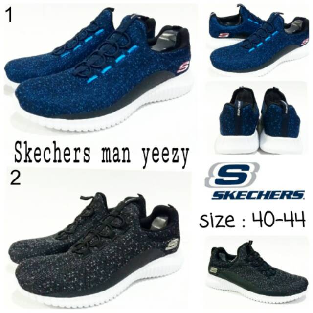 Sepatu skechers man yezzy skechers slip on terbaru murah