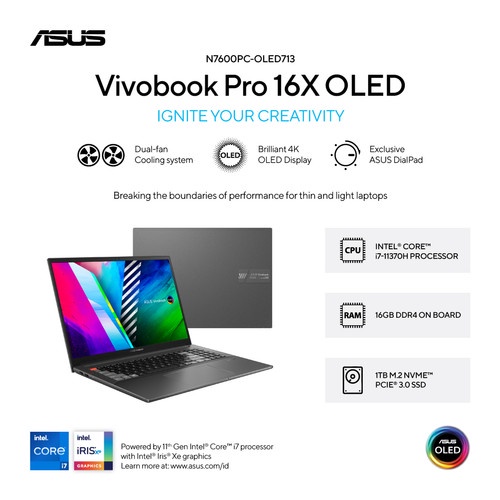 Asus VivoBook Pro 16X N7600PC-OLED713