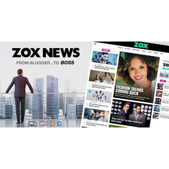 Zox News  - News & Magazine Theme