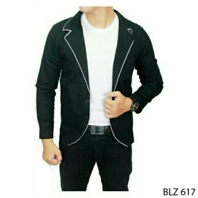 Blazer formal pria x scholl list