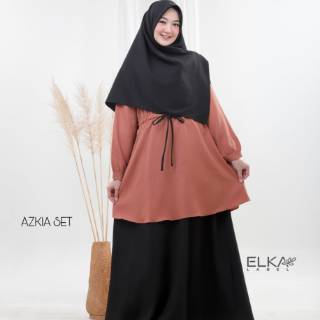 Azkia set by Elka  Label  Shopee Indonesia