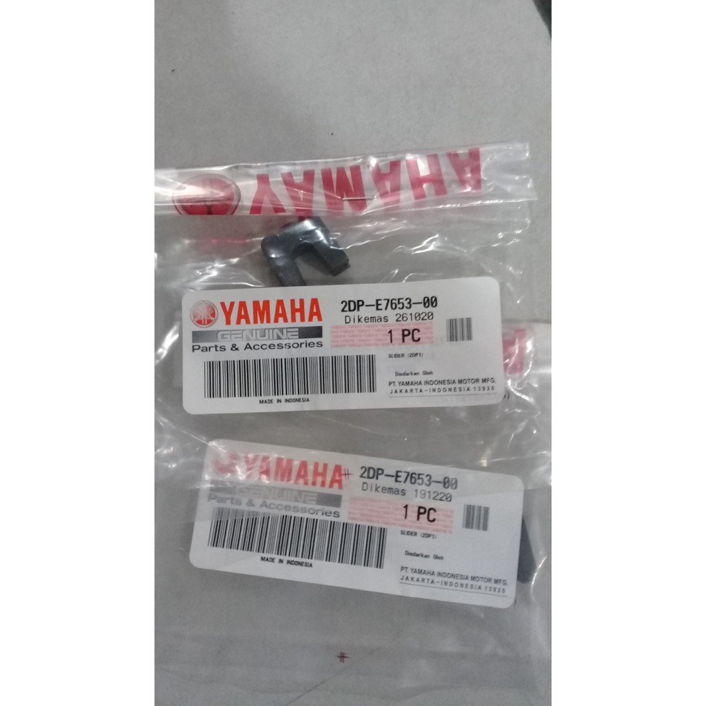 KLIP SLIDER TUTUP RUMAH ROLLER ORIGINAL YAMAHA NMAX,AEROX,LEXI/ SLIDER (2DP) 2DP-E7653-00